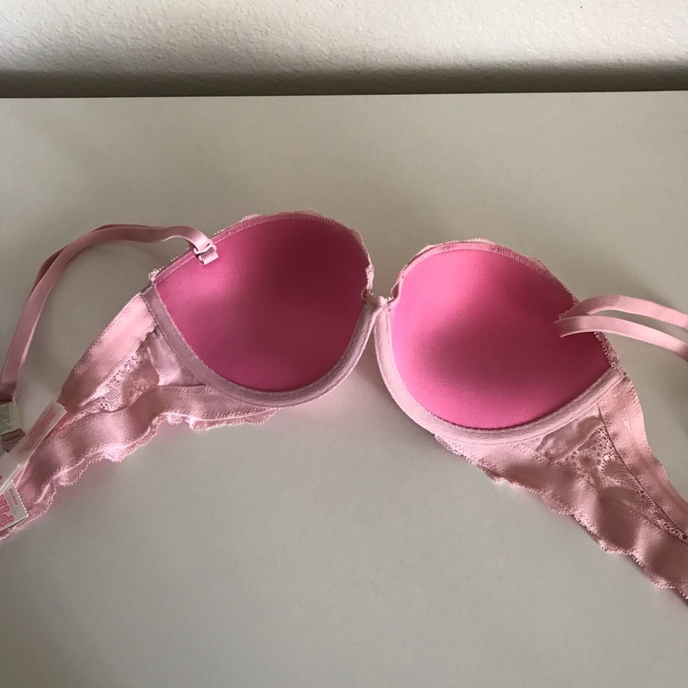 PINK Victoria secret light pink lace multi-way bra - Picture 6 of 6